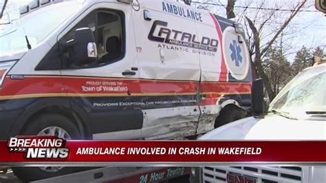 Ambulance involved in crash in Wakefield